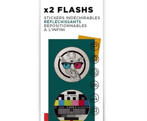 Stickers réfléchissants My Flash Girafe et Mire