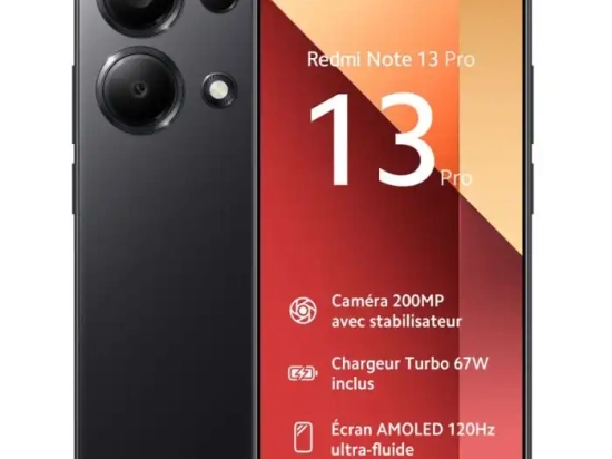 SMARTPHONE XIAOMI REDMI NOTE 13 PRO " 12/512" BLAC