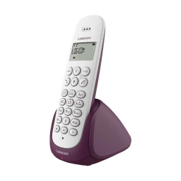 Téléphone fixe sans fil Logicom ILOA_150_AUBERGINE